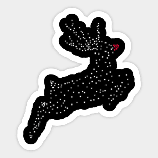 Magical Reindeer Sticker